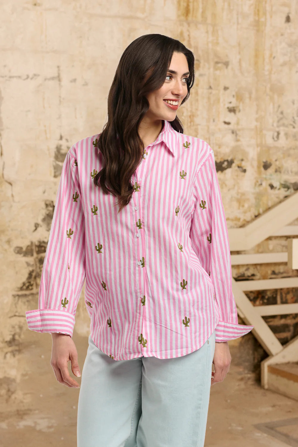Stripe Cactus Shirt