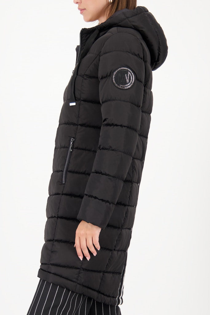 Quilted Coat with Bling