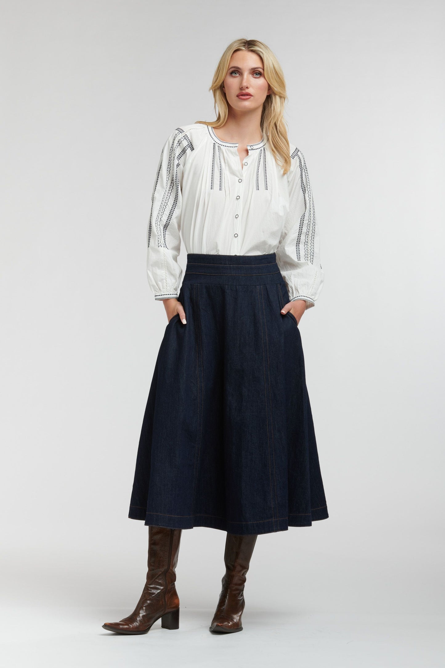 Dakota Denim Skirt