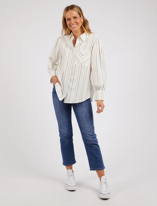 Sorrel Stripe Long Sleeve Shirt