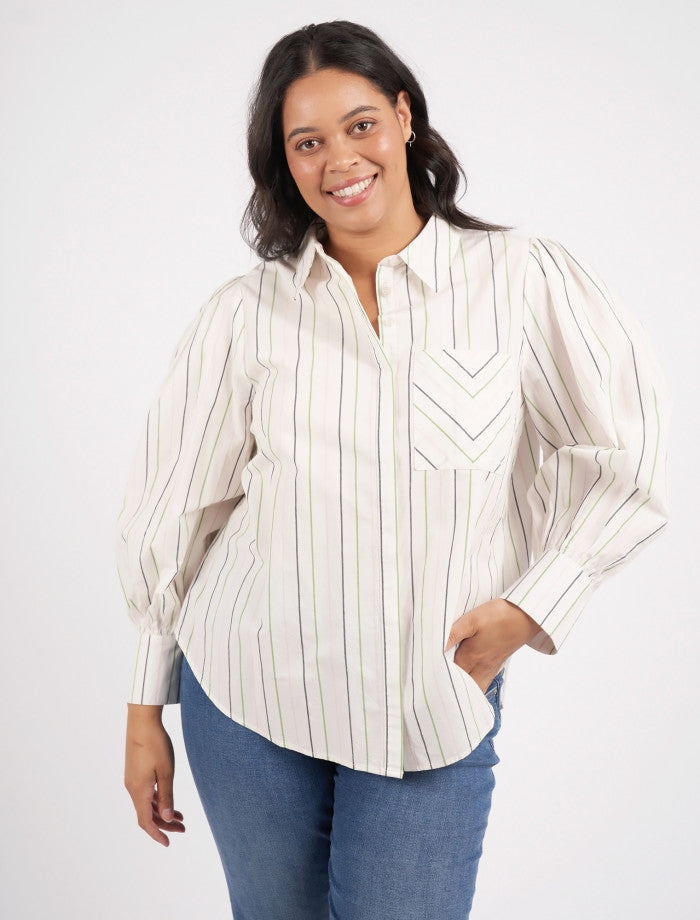 Sorrel Stripe Long Sleeve Shirt