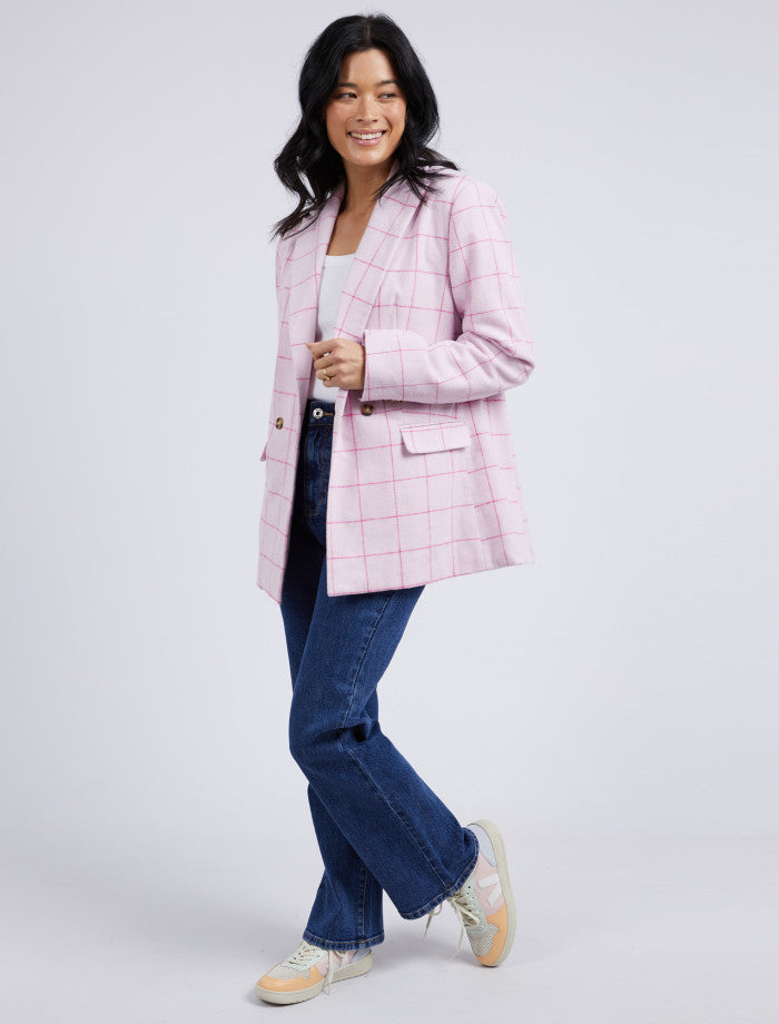 Tansy Check Blazer