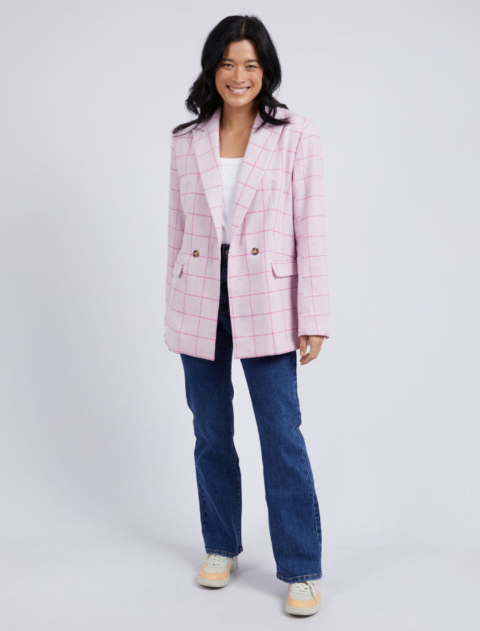 Tansy Check Blazer