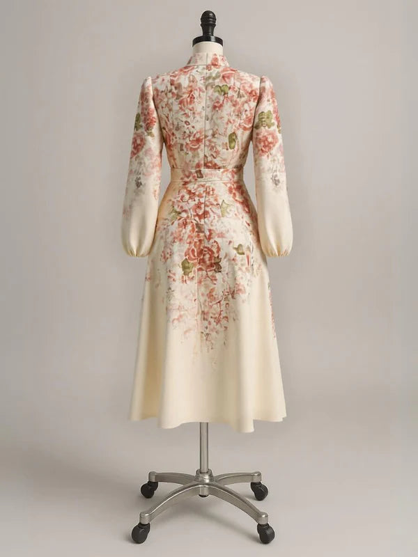 Long Sleeve Floral Dress