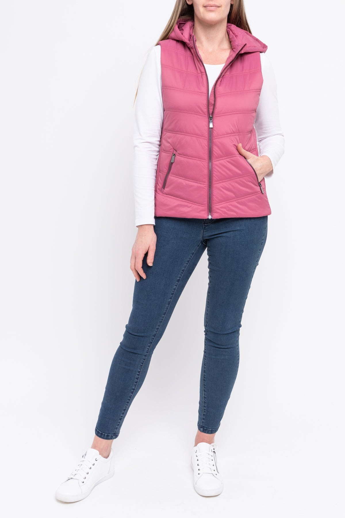 Hooded Sleeveless Puffer