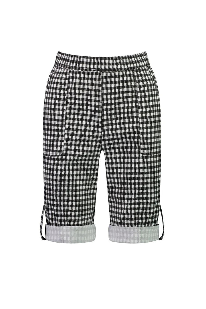 Gingham Rolled Short