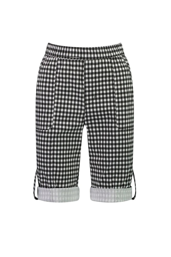 Gingham Rolled Short