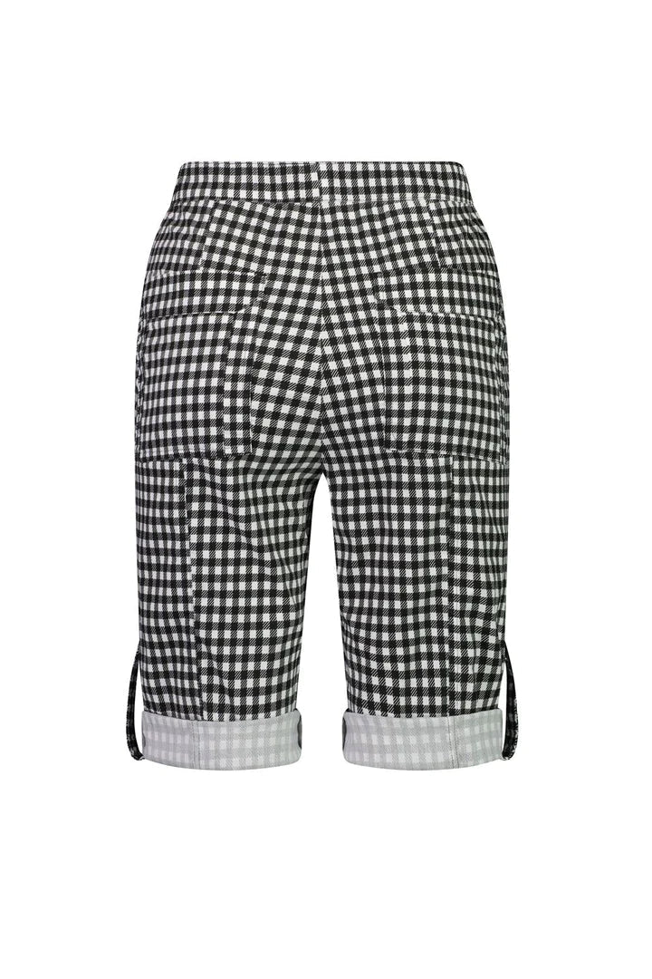 Gingham Rolled Short