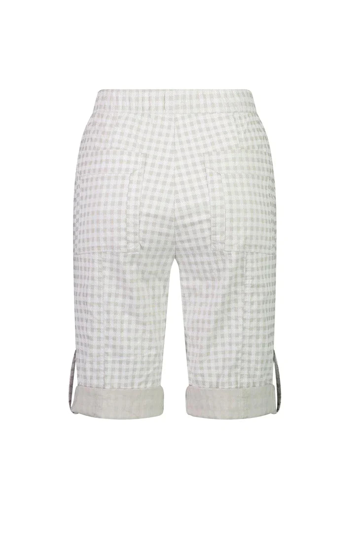 Gingham Rolled Short