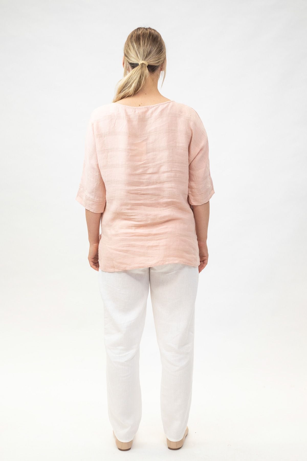 Mid Sleeve Top - Pink