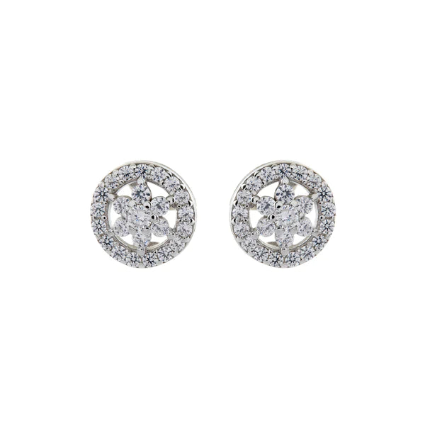 Flower Cz Stud