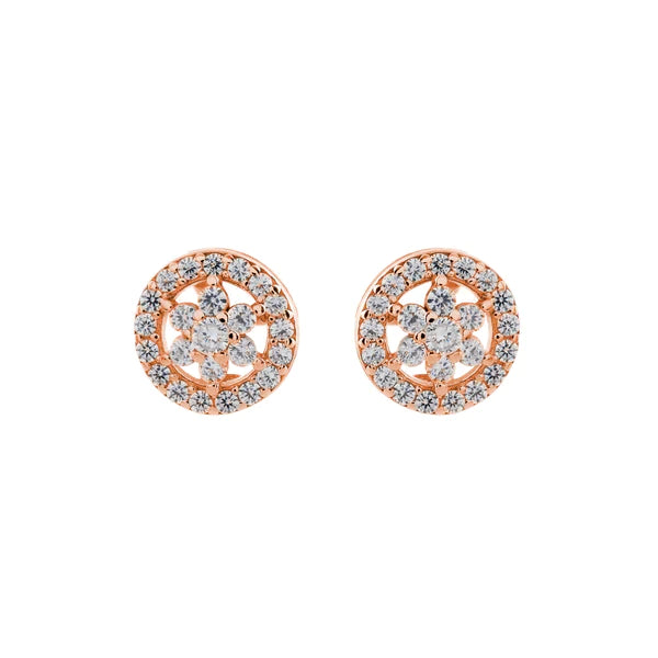 Flower Cz Stud