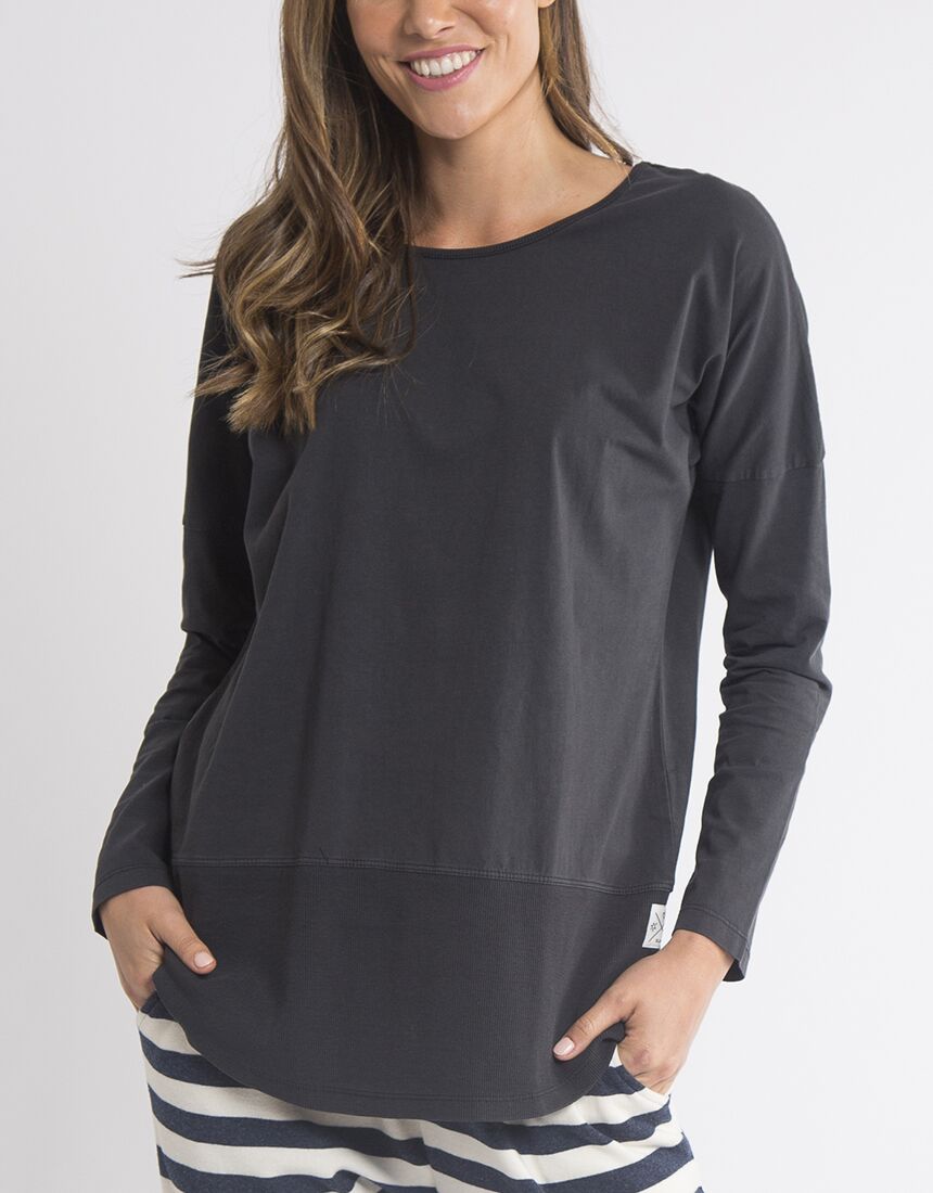 Fundamental Rib Neck Tee