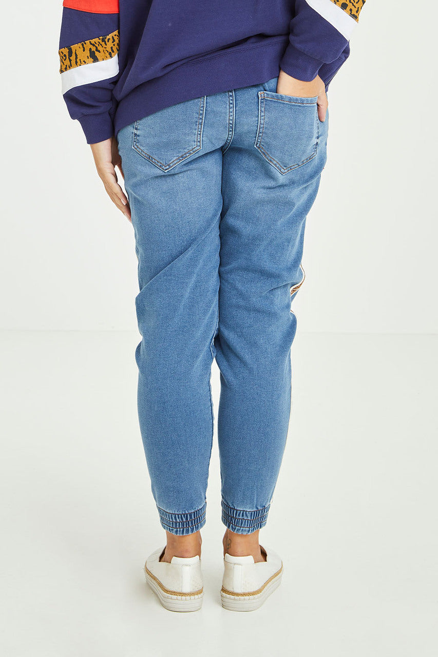 River Denim Jogger