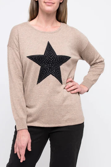 Diamante Star Knit