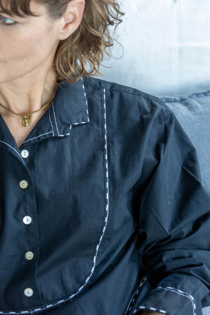 Poplin Dinner Shirtdress