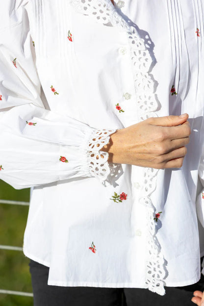 Floral Ditsy Embroidered Shirt