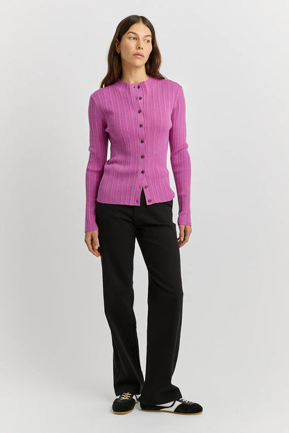 Variegated Rib Cardigan