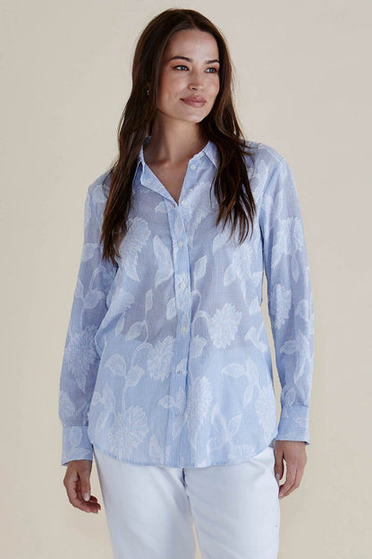Lace Stripe Shirt