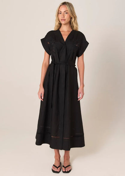 Aven Embroidered Dress