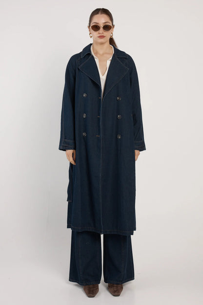 Koa Denim Trench