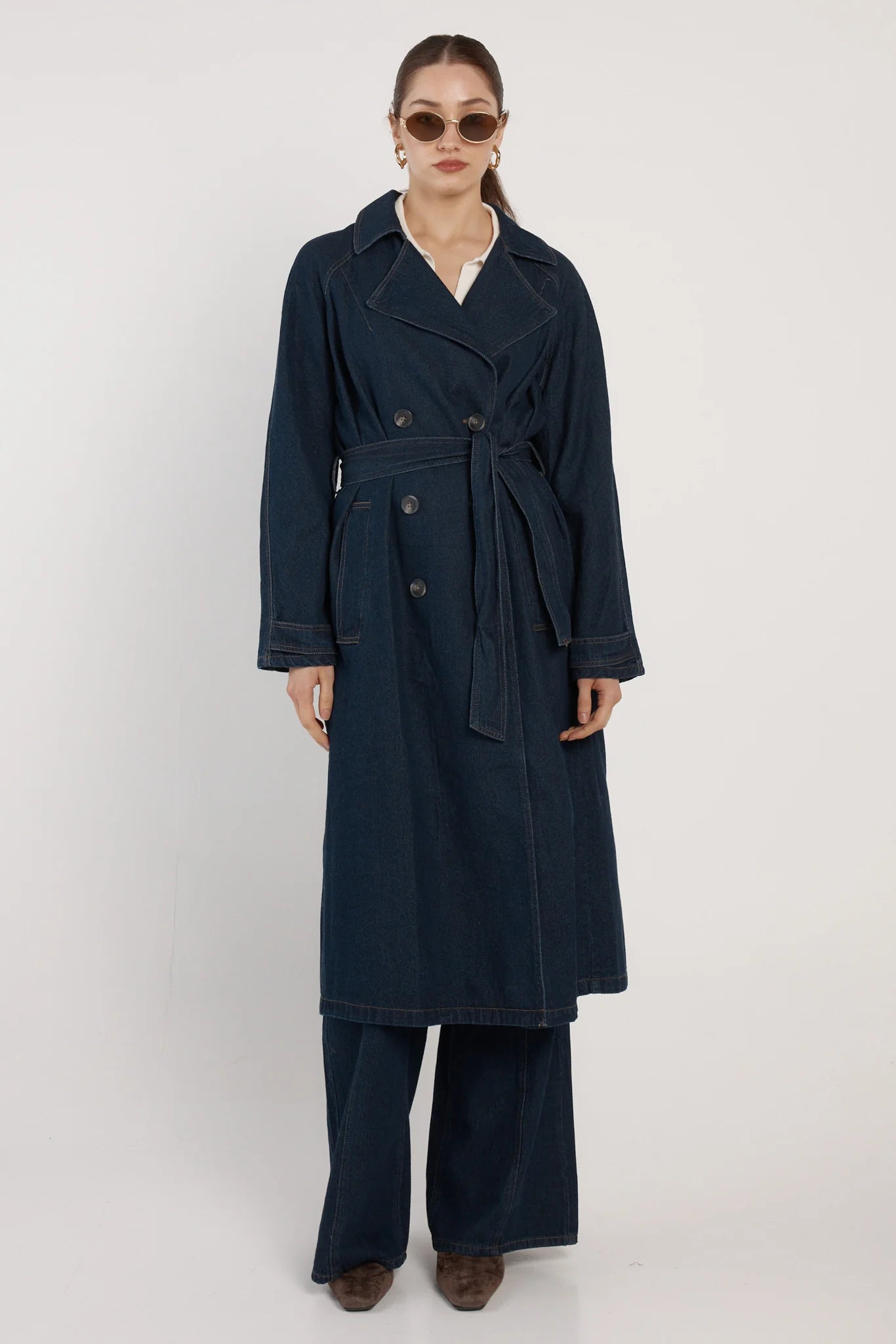 Koa Denim Trench