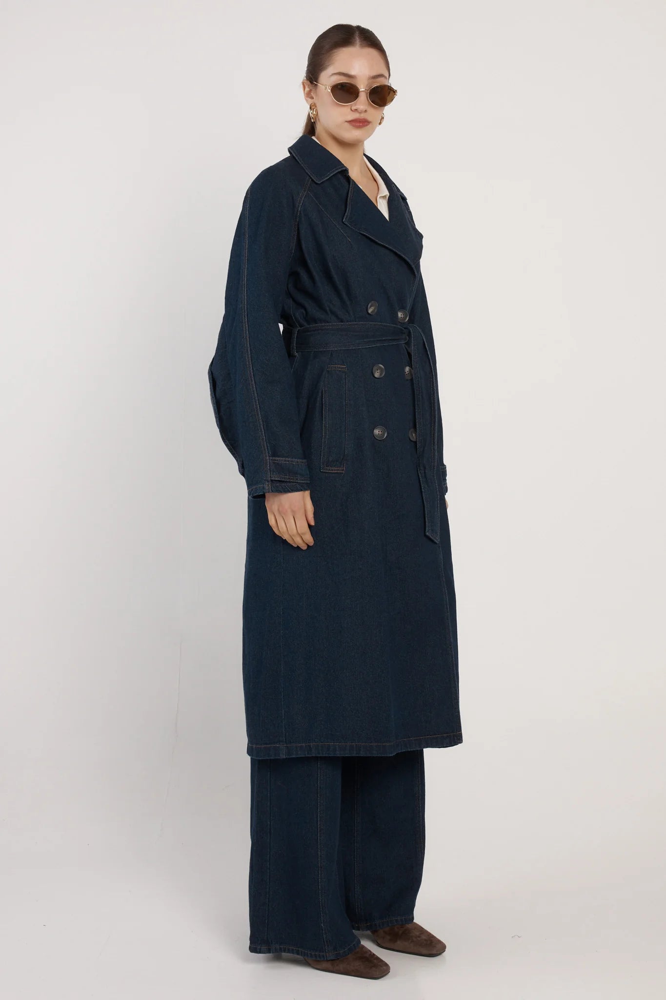 Koa Denim Trench