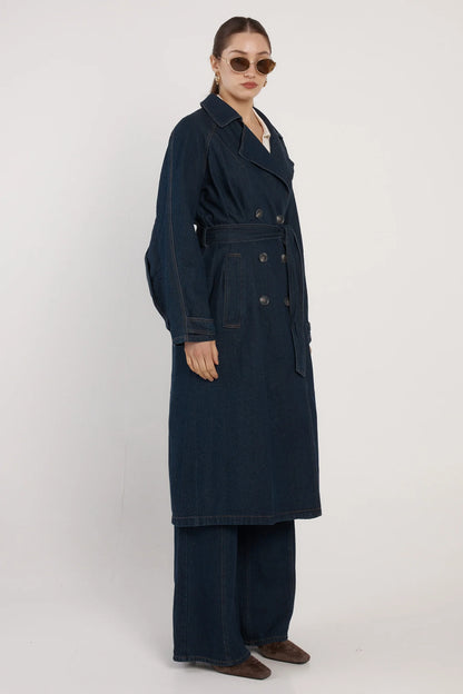Koa Denim Trench