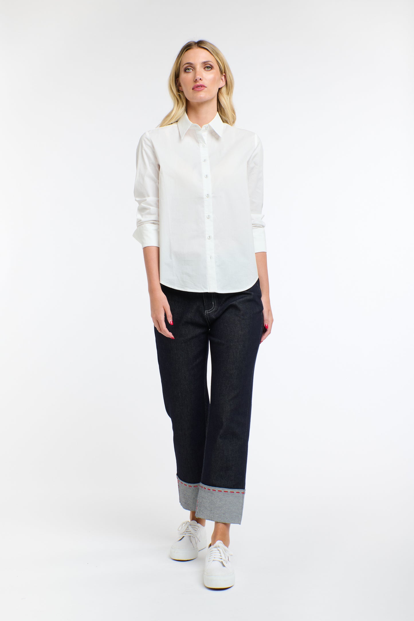 Susie Red Stitch Jeans
