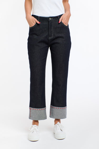 Susie Red Stitch Jeans