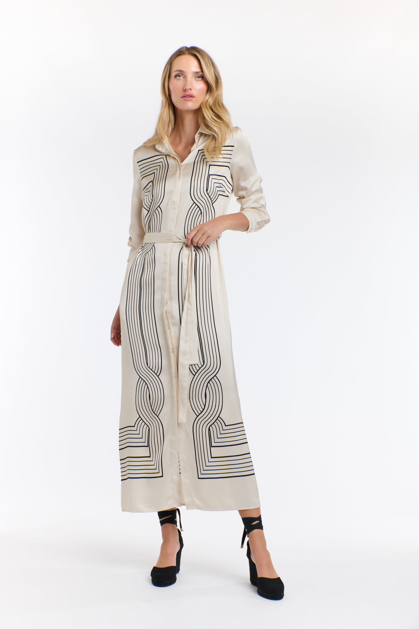 Lorena Print Dress