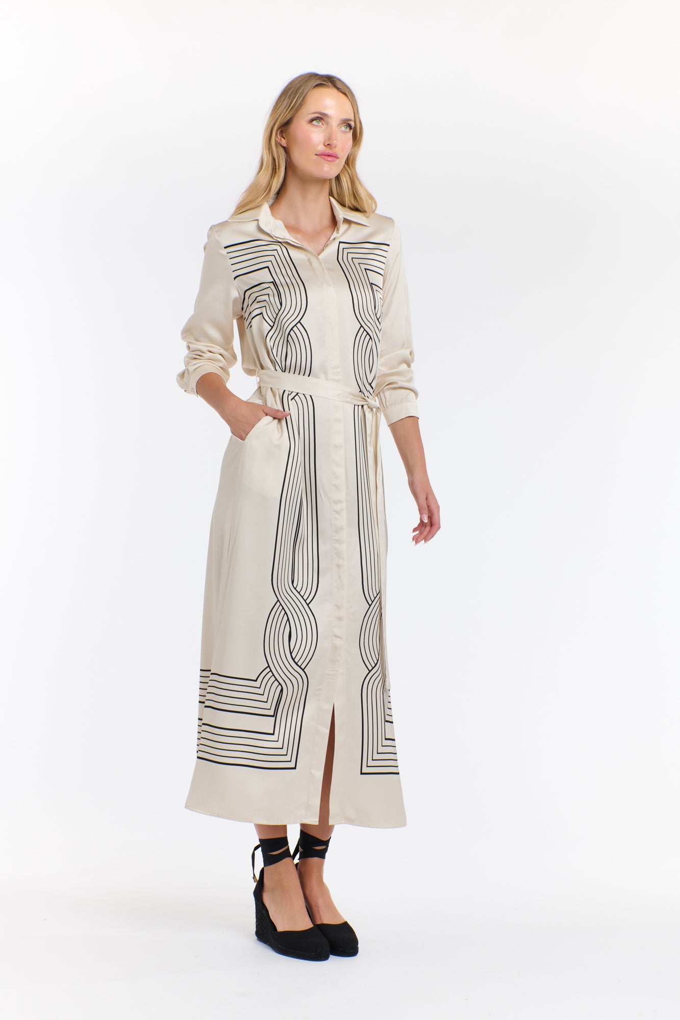 Lorena Print Dress