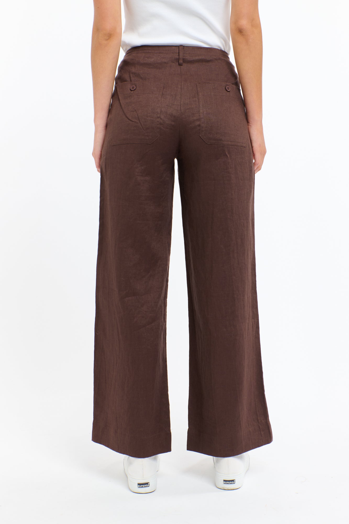 Perry Linen Drawcord Pant