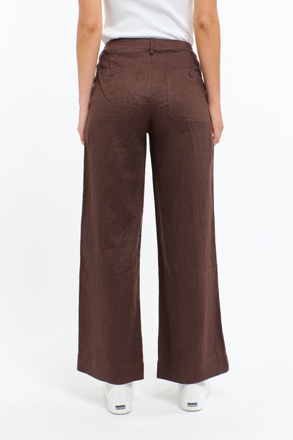 Perry Linen Drawcord Pant