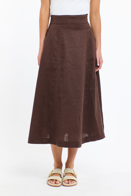 Dakota Linen Skirt