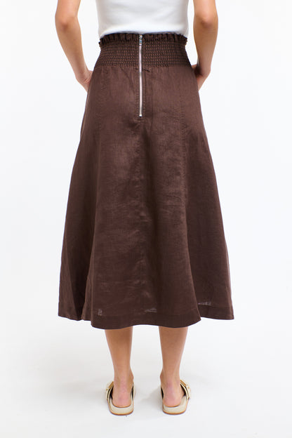 Dakota Linen Skirt