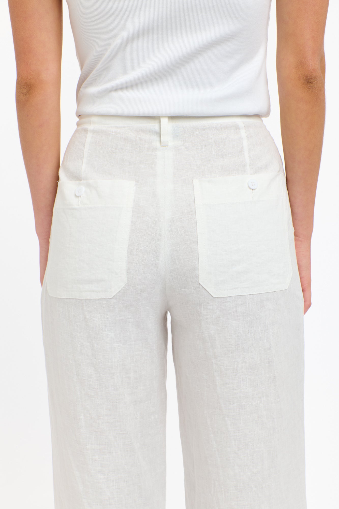 Perry Linen Drawcord Pant