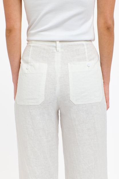 Perry Linen Drawcord Pant