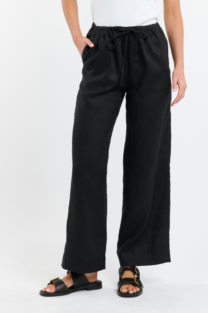 Perry Linen Drawcord Pant