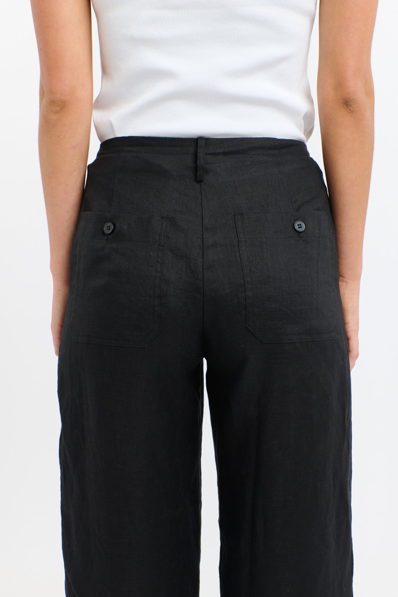 Perry Linen Drawcord Pant