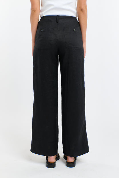 Perry Linen Drawcord Pant