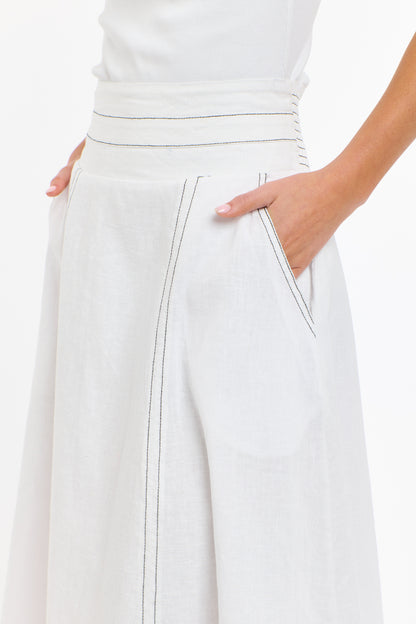 Dakota Linen Skirt