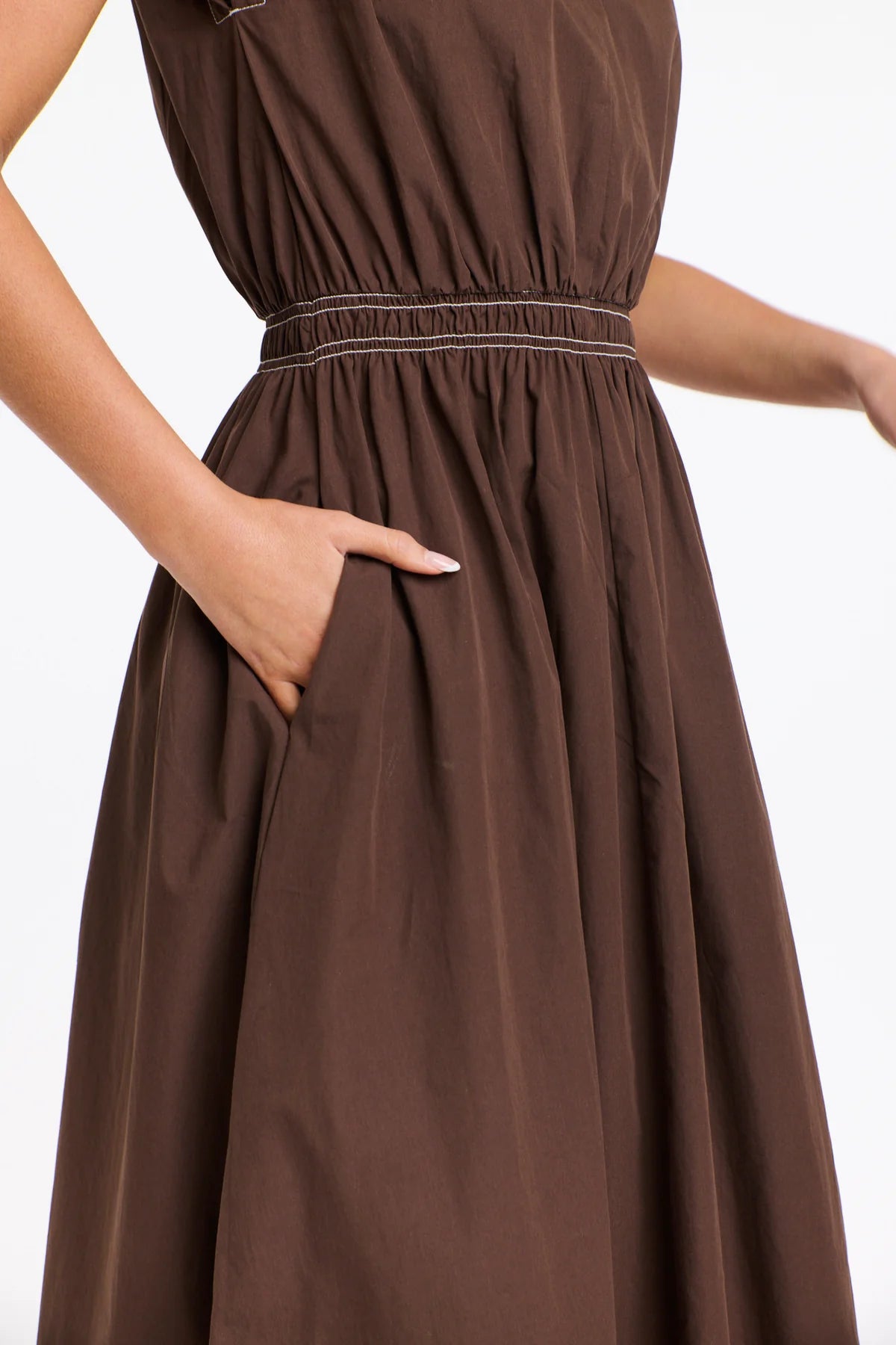 Cooper Contrast Stitch Dress