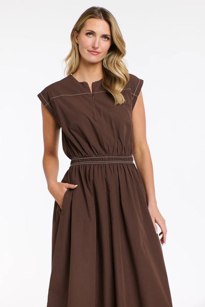 Cooper Contrast Stitch Dress
