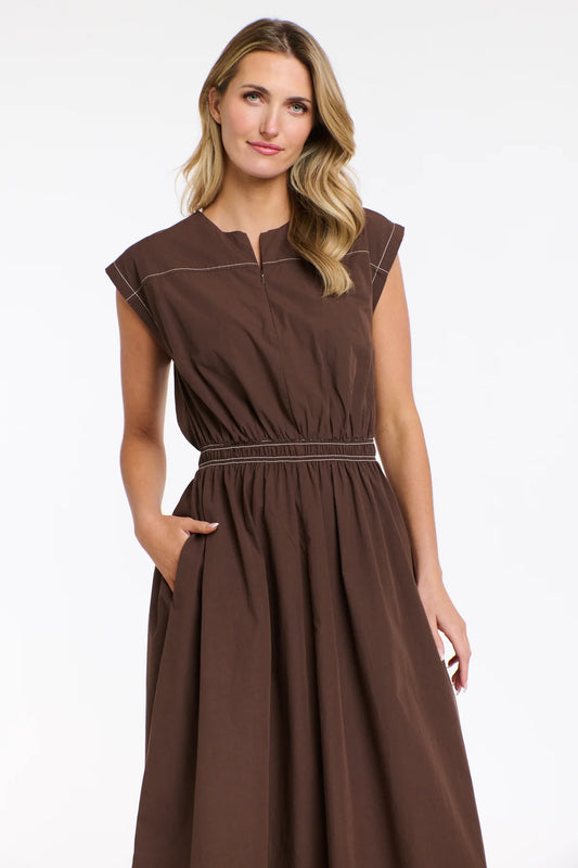 Cooper Contrast Stitch Dress