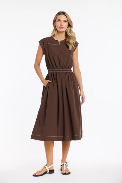 Cooper Contrast Stitch Dress