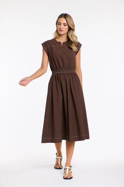 Cooper Contrast Stitch Dress
