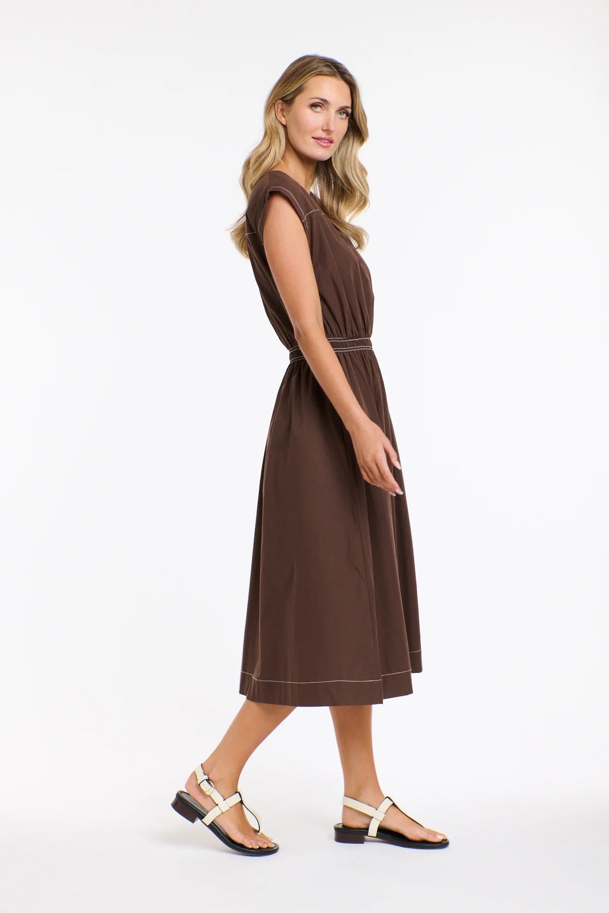 Cooper Contrast Stitch Dress