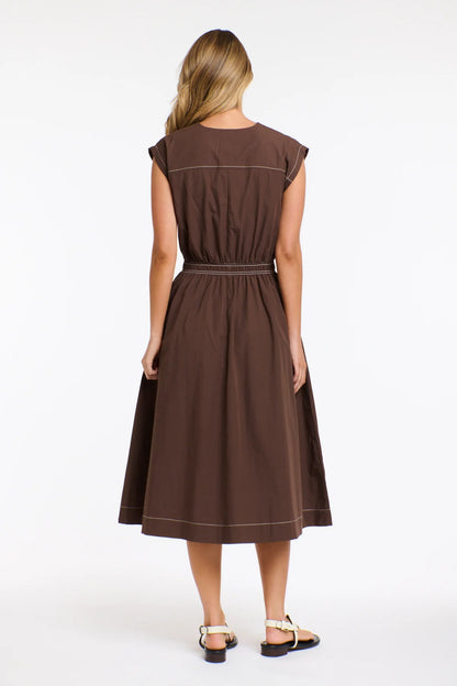 Cooper Contrast Stitch Dress