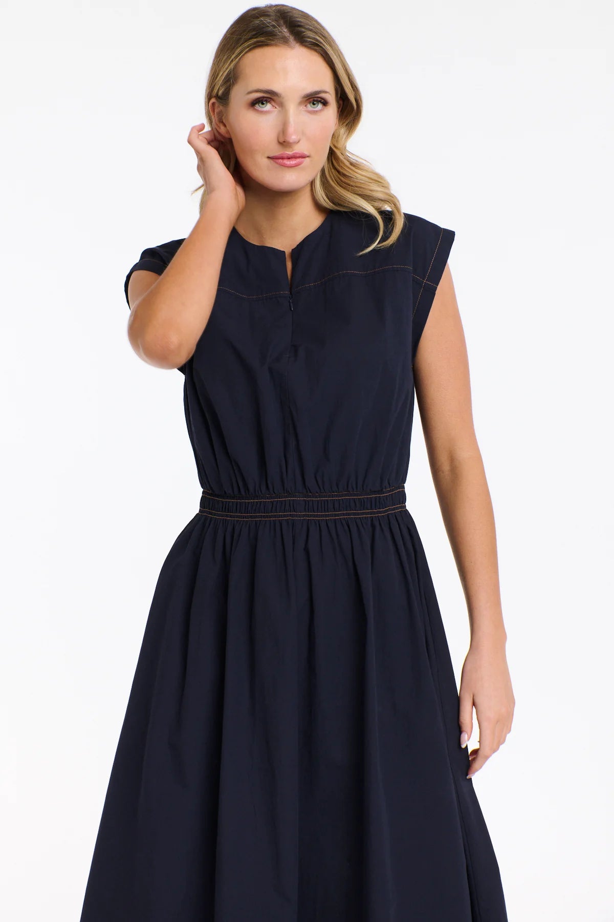 Cooper Contrast Stitch Dress
